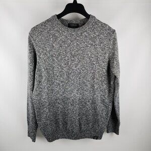 Scotch & Soda Sweater Mens Large Gray Amsterdam Couture Cotton Blend Pullover